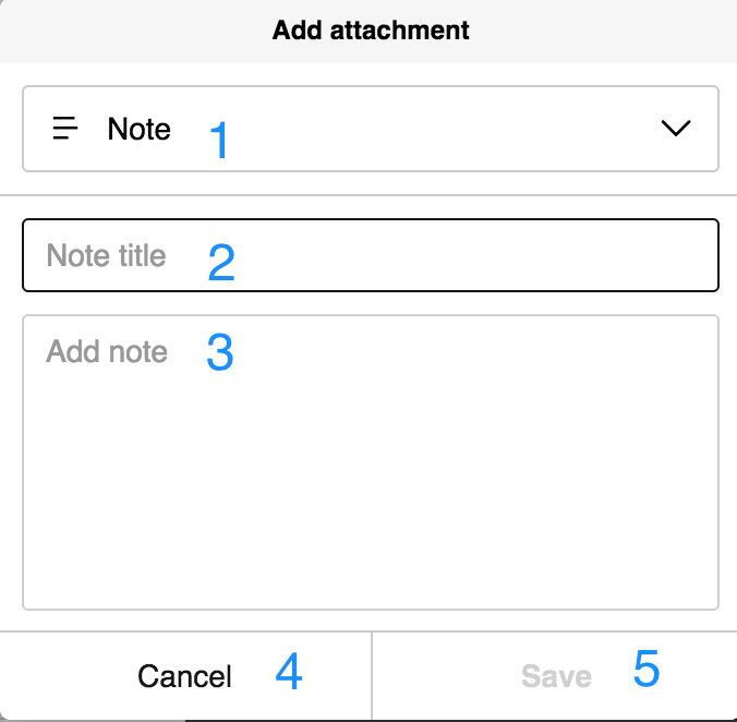 Attachments to Projects - Add