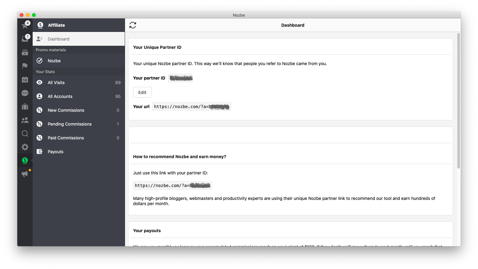 nozbe keyboard shortcuts