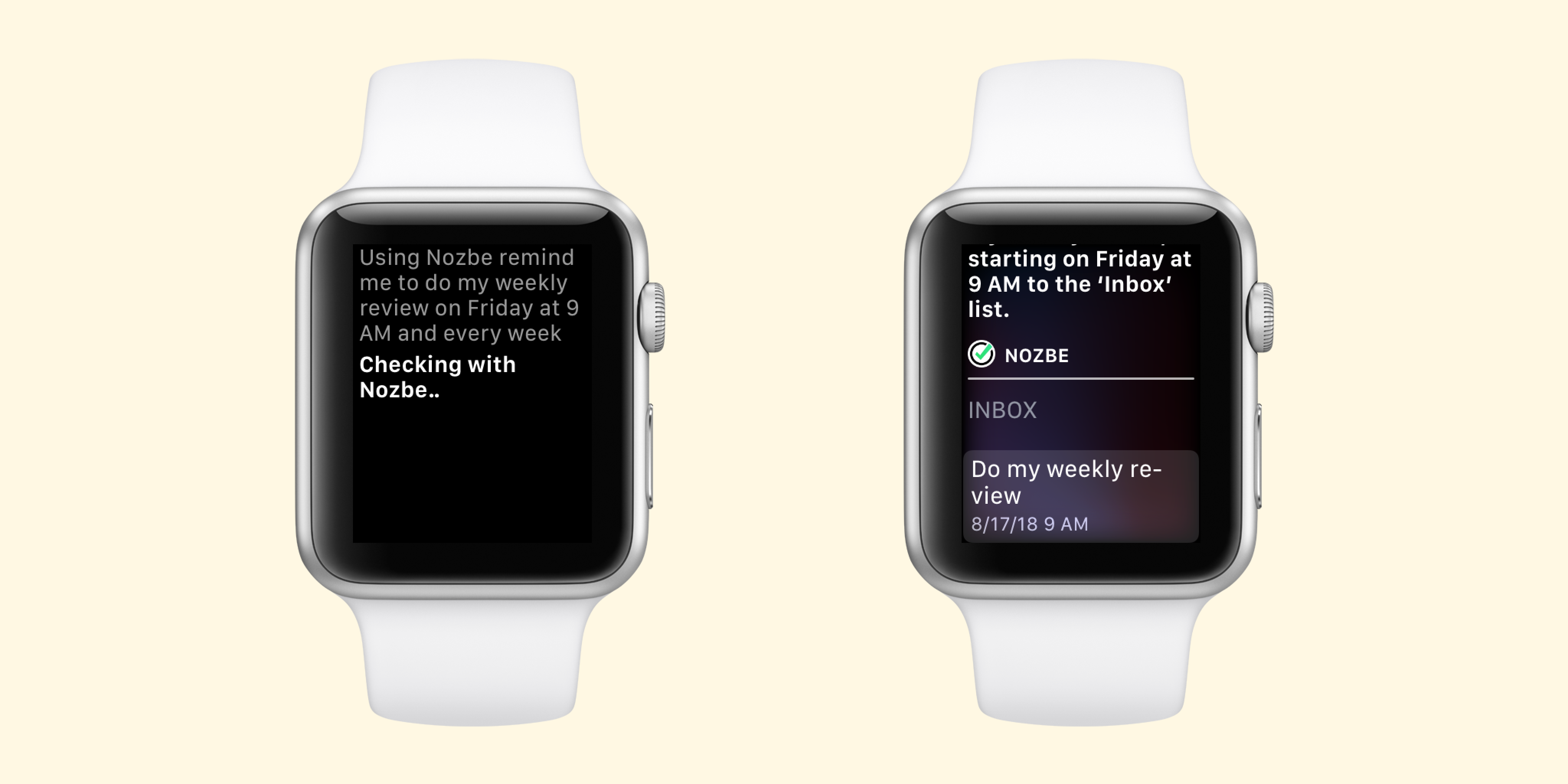Siri en Apple Watch