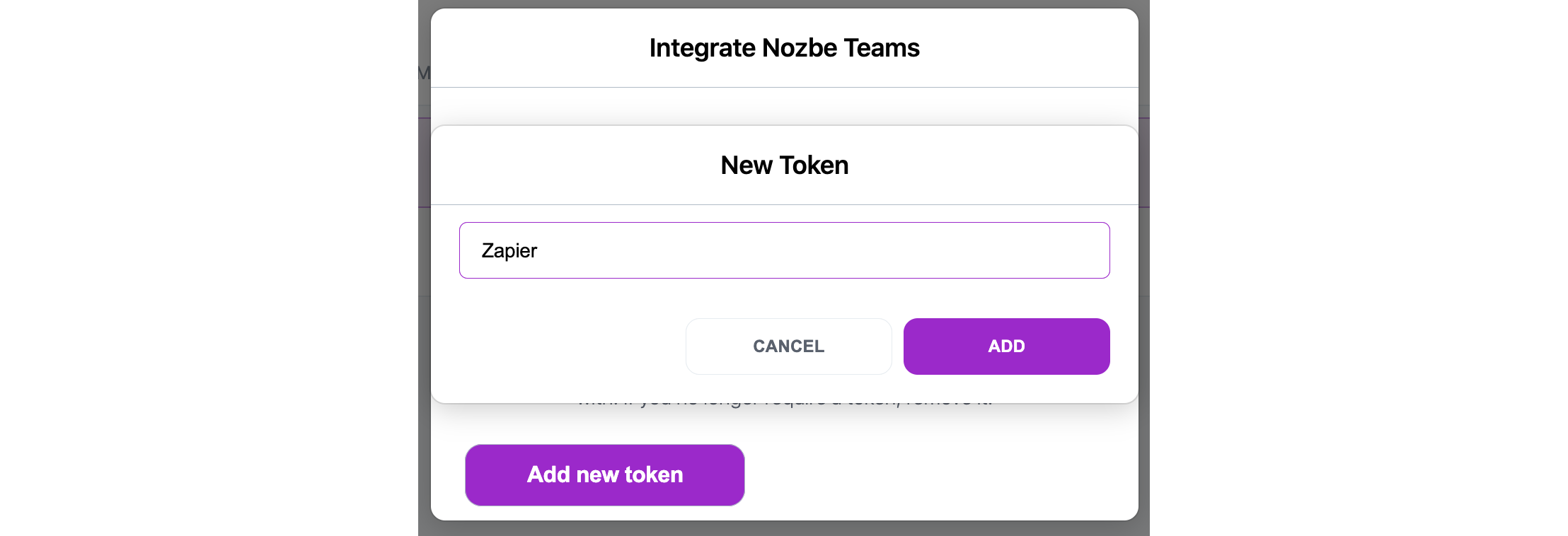 Generate token